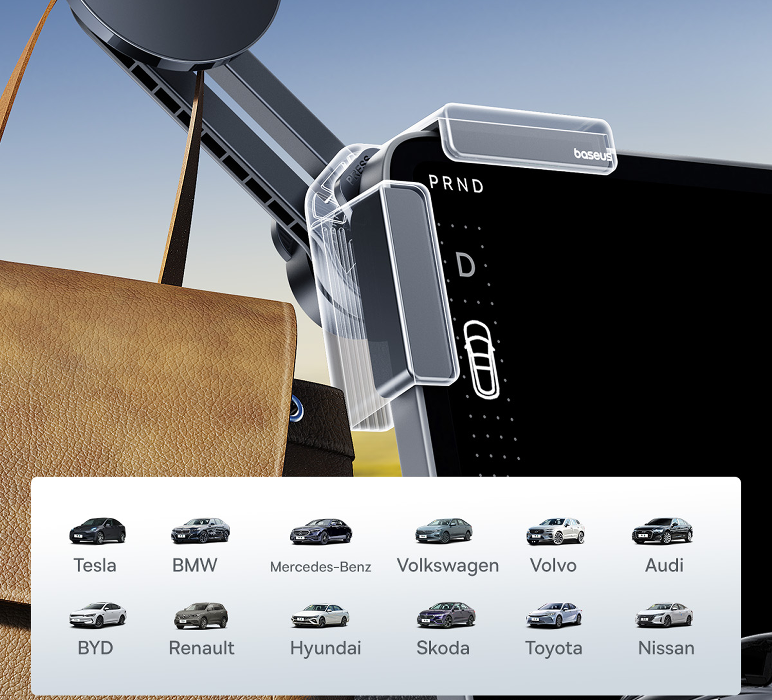 Tesla, BMW, Mercedes-Benz, Volkswagen, Volvo, Audi, BYD, Renault, Hyundai, Skoda, Toyota, Nissan