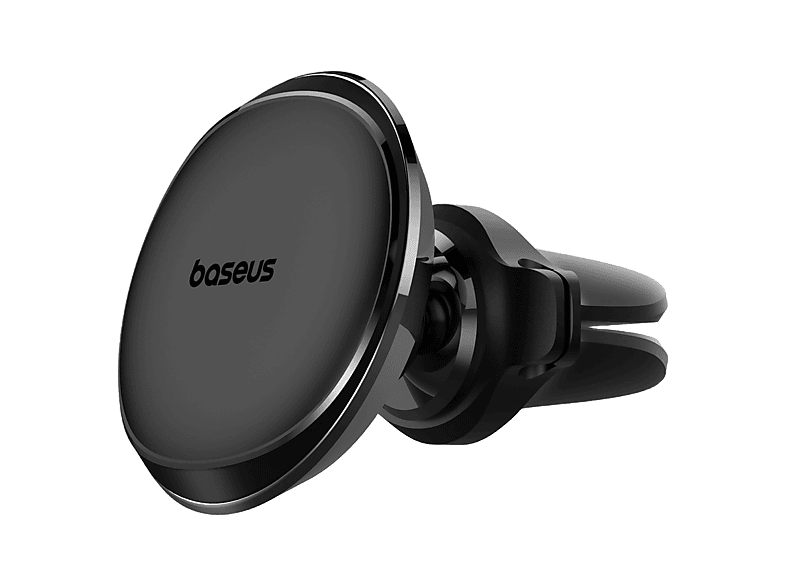 Soporte de móvil para coche - Baseus Magnetic Car Mount, Universal, Magnético ultrapotente, Para rejilla ventilación, Rotación 360º, Negro