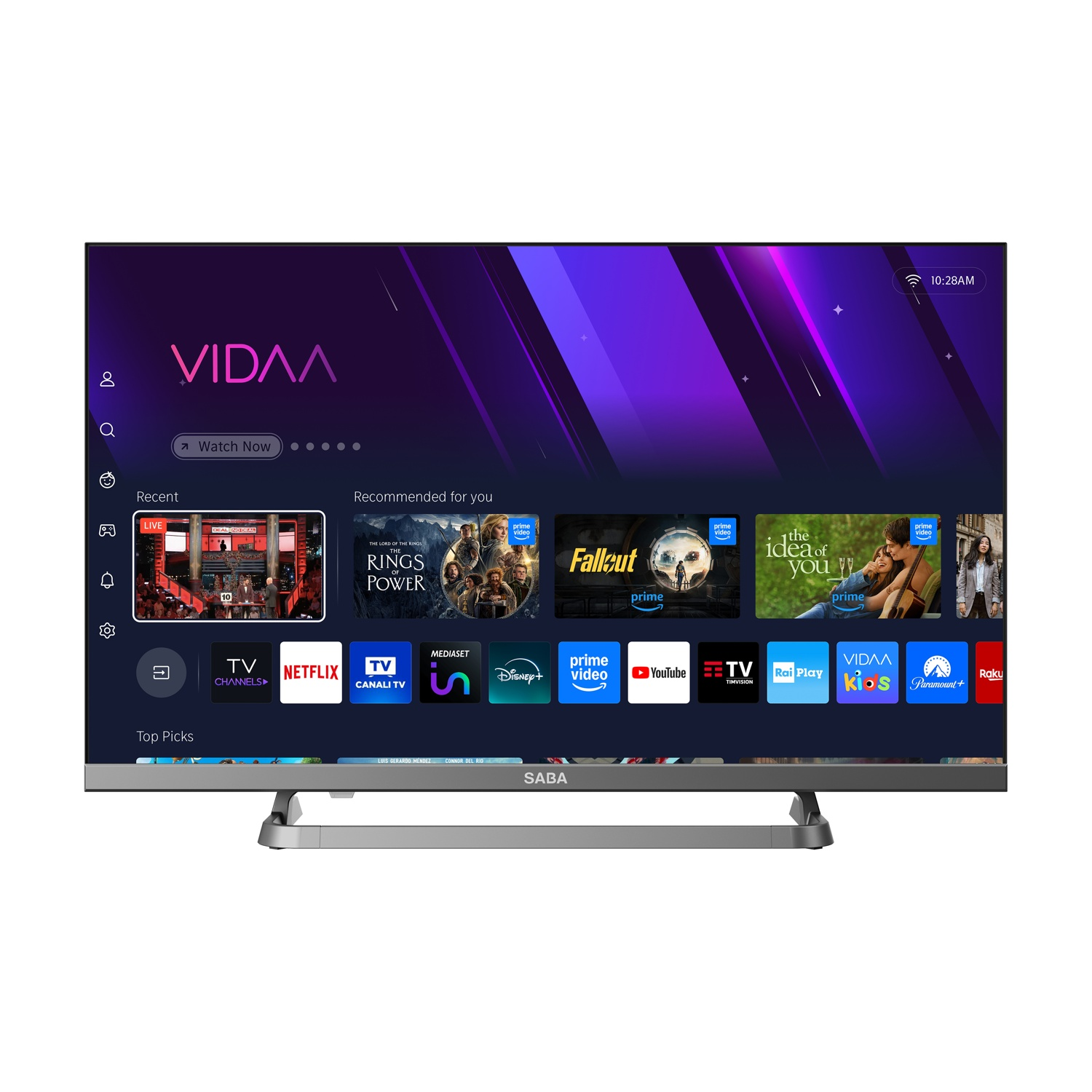 Saba Sa24S89Vda TV Led, 24", HD