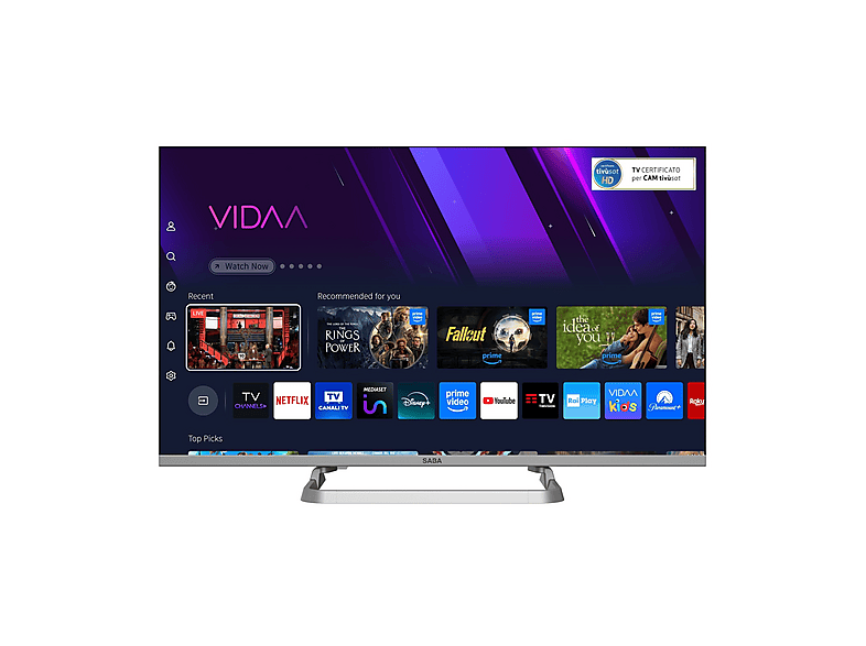 SABA SA32SM10VDA TV LED, 32 ", HD
