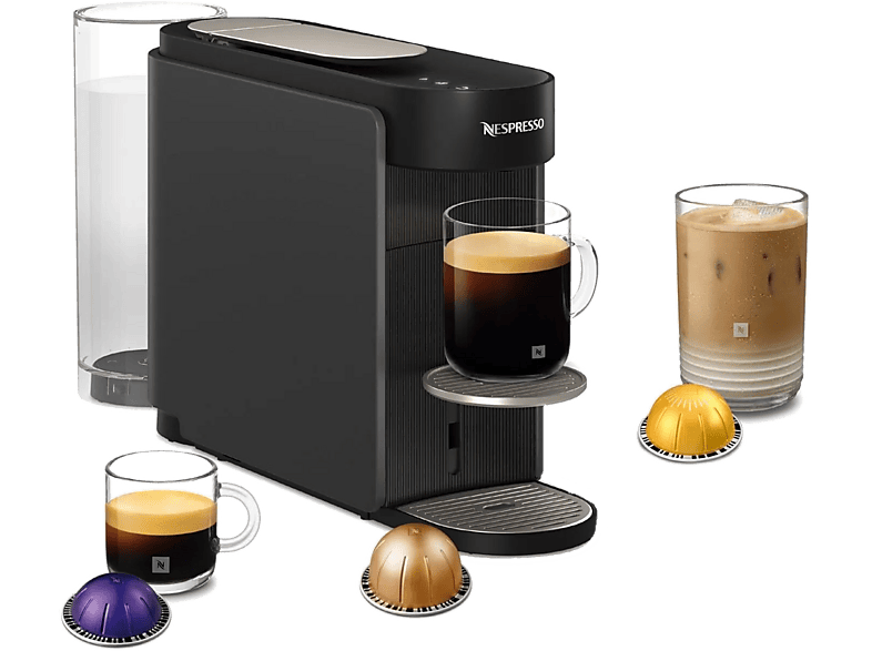 Ekspres kapsułkowy DE LONGHI-NESPRESSO ENV200.GY Vertuo UP Antracyt
