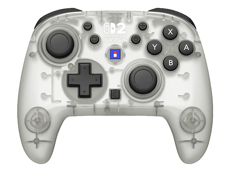 HORI HORIPAD Turbo Wireless Controller Frostweiss für Nintendo Switch 2, Switch, OLED, Lite