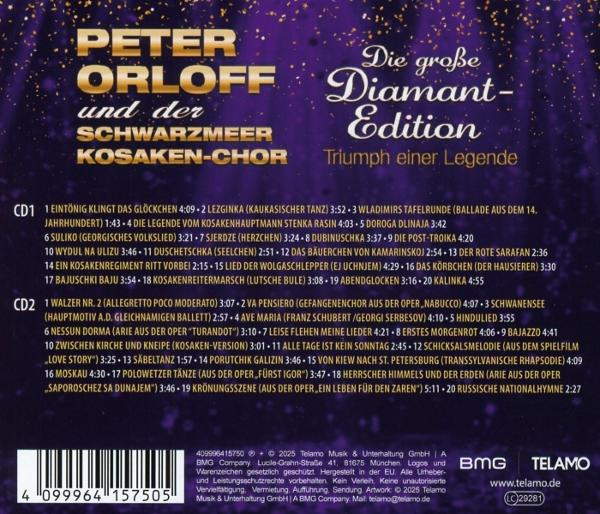 Peter Orloff und der Schwarzmeer Kosaken-Chor: Große Diamant-Edition.