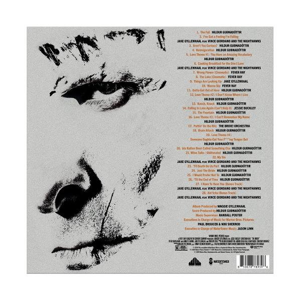 Schwarz-weiße Rückseite eines Albums mit Gesichtszügen und Songliste.