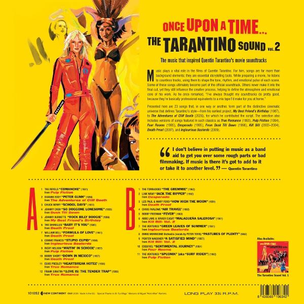 Cover des Albums "Once Upon a Time... The Tarantino Sound Vol. 2" mit Filmszenen.