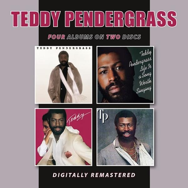 Teddy Pendergrass: Vier Alben auf zwei CDs, mit vier Albumcovern.