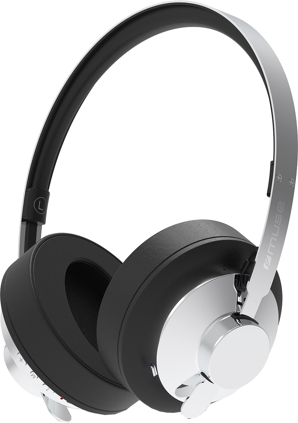MUSE M-298 SBL Bluetooth fejhallgató mikrofonnal, ANC, fekete