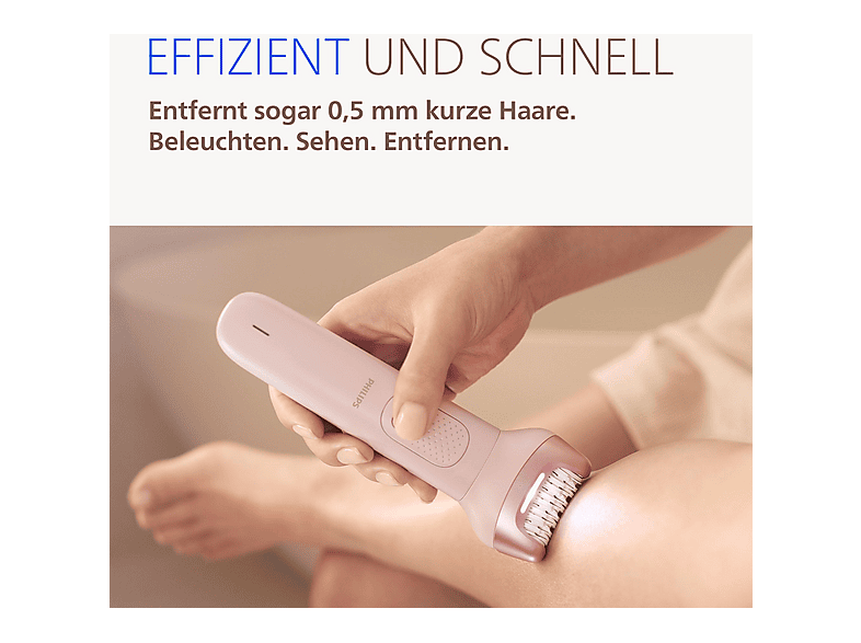 Thumbnail - PHILIPS BRE719/00, 7 Aufsätze, Epilierer, Rosa