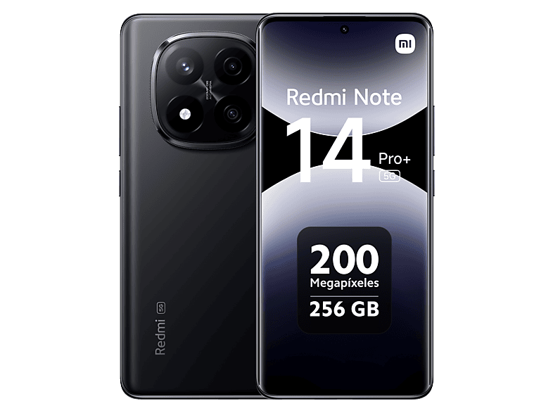 Xiaomi Redmi Note 14 Pro+, Midnight Black, 256 GB, 12 GB RAM, 6.67 AMOLED, Snapdragon® 7s Gen 3 Mobile Platform, 5110 mAh
