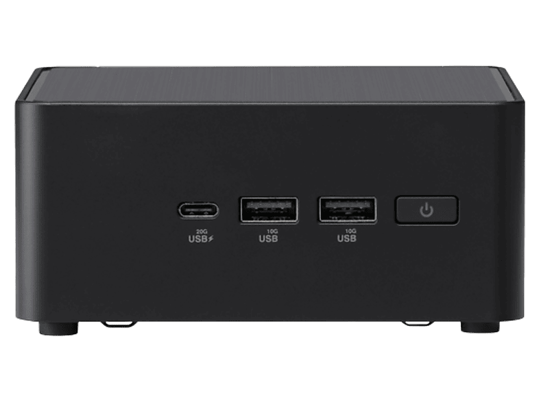 ASUS NUC 14 Pro RNUC14RVHI300002I Mini PC (Barebone), Intel® Core™ 3 Prozessor 100U, 0 GB RAM SSD, Arc™ Onboard Graphics, Kein Betriebssystem, Schwarz