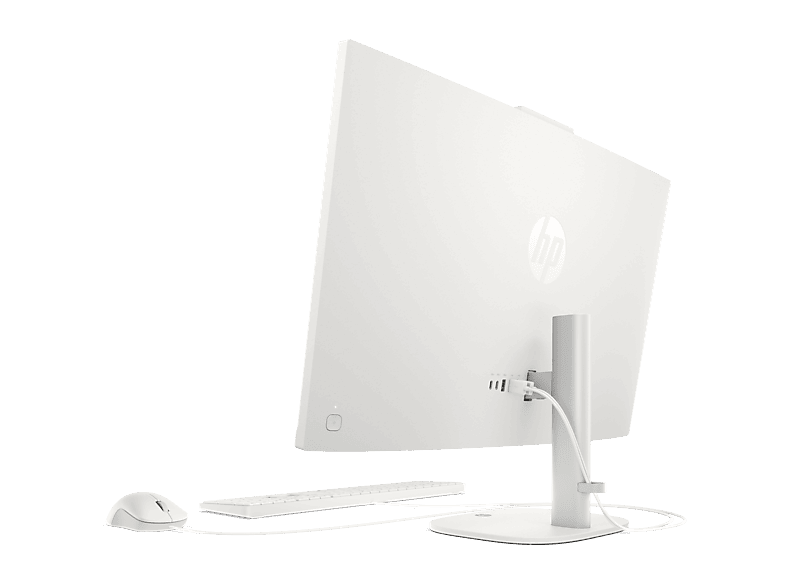 HP OmniStudio 27-cv0951ng All-in-One-PC 27 Zoll, Full-HD, AMD Ryzen™ 5 220 Prozessor, 24 GB RAM, Windows 11 Home, Weiß — Foto 2 von 5
