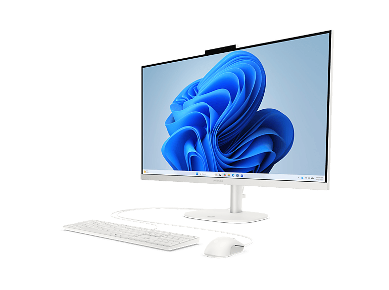 HP OmniStudio 27-cv0951ng All-in-One-PC 27 Zoll, Full-HD, AMD Ryzen™ 5 220 Prozessor, 24 GB RAM, Windows 11 Home, Weiß — Foto 3 von 5