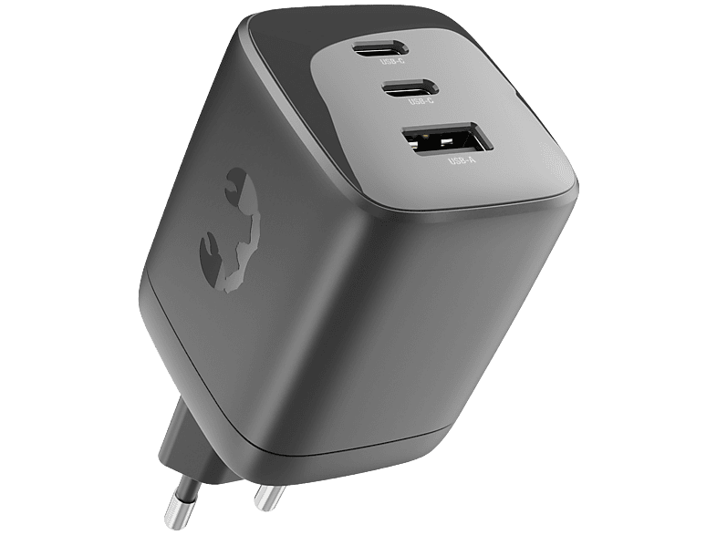 Chargeur secteur Fresh 'n Rebel 100W PD USB-A + 2x USB-C Gris Orage