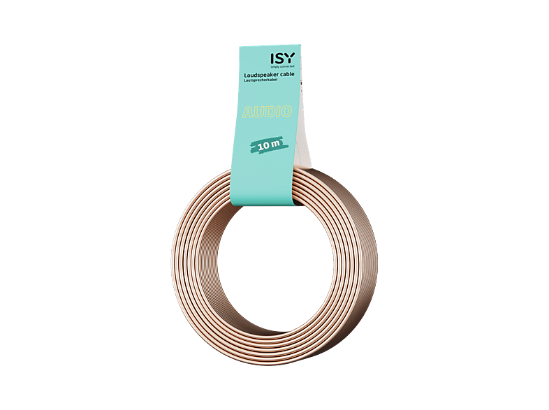Cable audio - ISY IAU-1035, 10 m, Diámetro 0.75 mm, PVC, SC a SC, Transparente