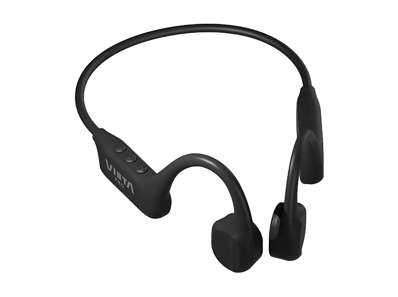 Auriculares conducción ósea - Vieta Bone 2, 10h Autonomía, IP54, Bluetooth, Micrófono, Dual Pairing, Negro