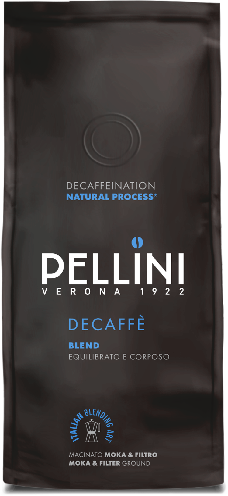 PELLINI Decaffè őrölt kávé 185g