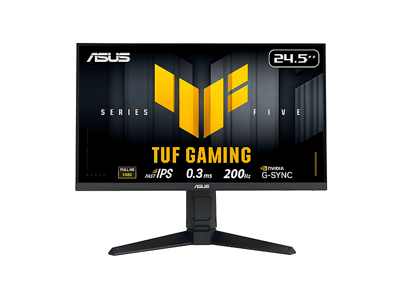 ASUS TUF GAMING VG259QL5A Monitor Gaming, 24,5 ", Full-HD, 1920 x 1080 Pixel, tempo di risposta 0,3 ms, refresh rate 200 Hz