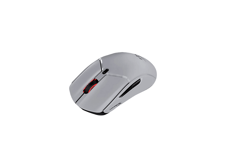 Ratón gaming - HyperX Pulsefire Haste 2 Pro, Inalámbrica 2.4GHz, Bluetooth, Con cable, 26000 DPI, Gris