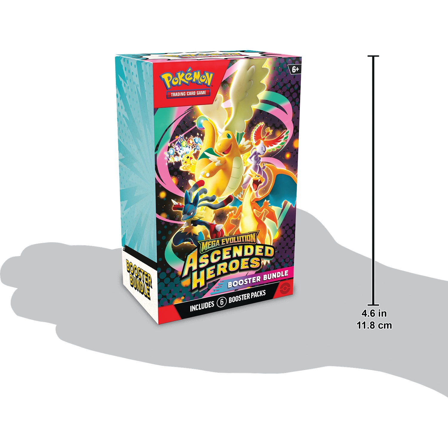 Pokemon Trading Card Game Mega Evolution Ascended Heroes Booster Bundle box.