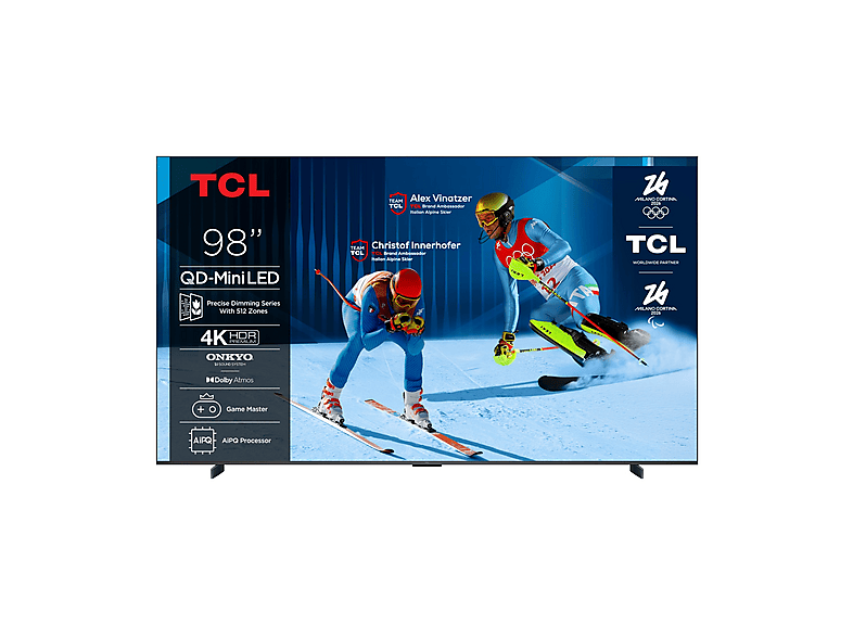 TCL 98C6K, Smart TV 98'', QD-Mini LED, 4k, Dolby Atmos, Full AI