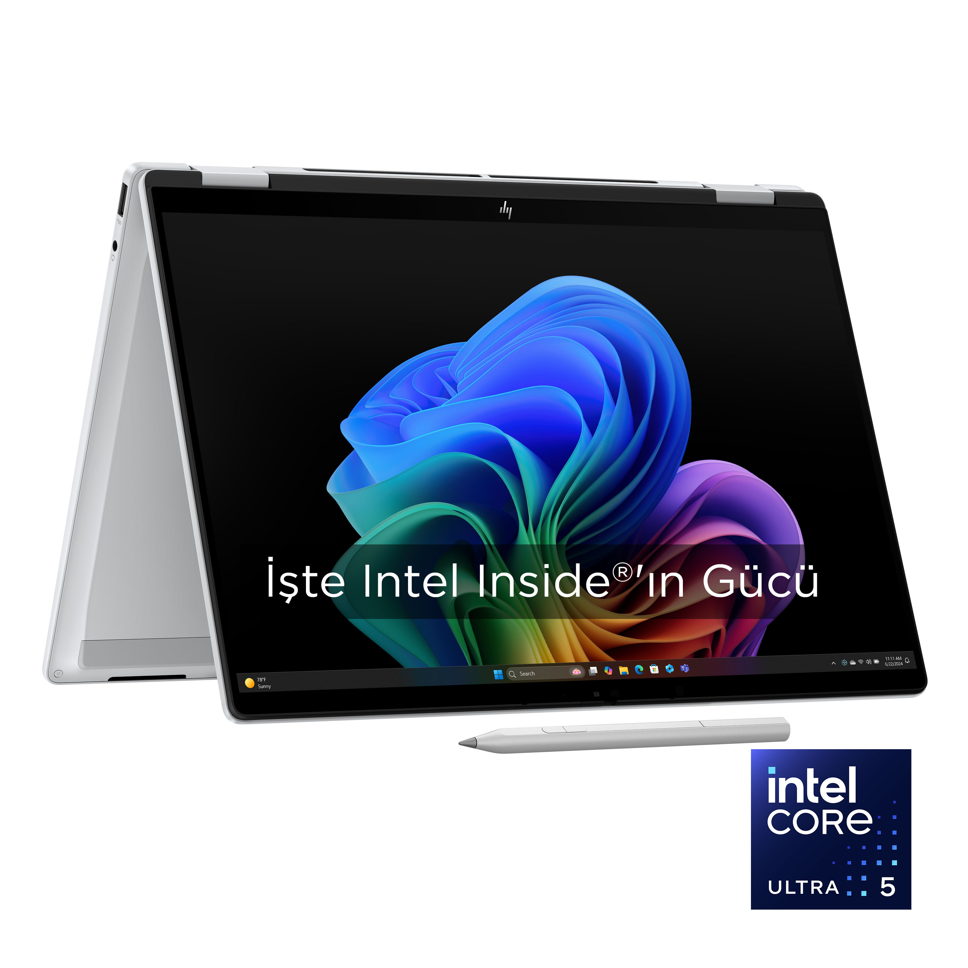 HP Omnibook X Flip 2-in-1/ Intel® Core™ Ultra 5 226V İşlemci/ 16