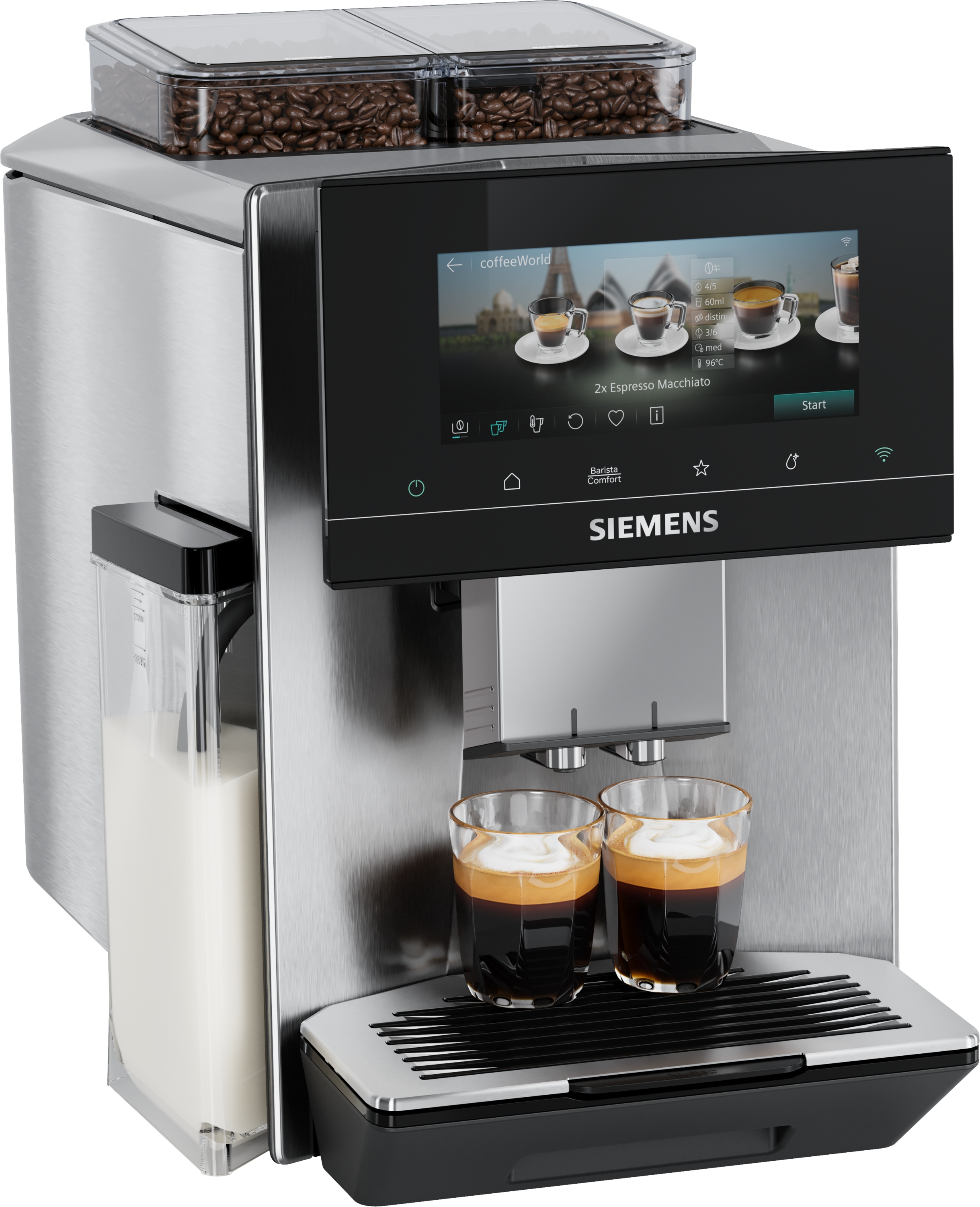 SIEMENS  EQ900 iAroma TQ927E03 - Volautomatische espressomachine - Zilver afbeelding