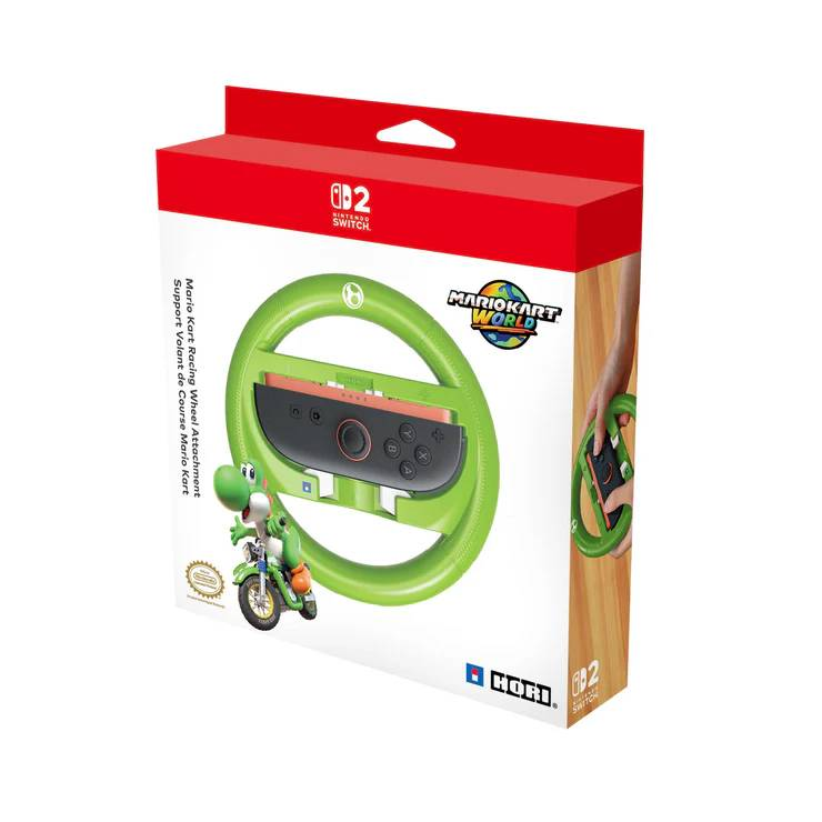 Accesorio Volante Mario Kart con Yoshi en moto, Nintendo Switch.