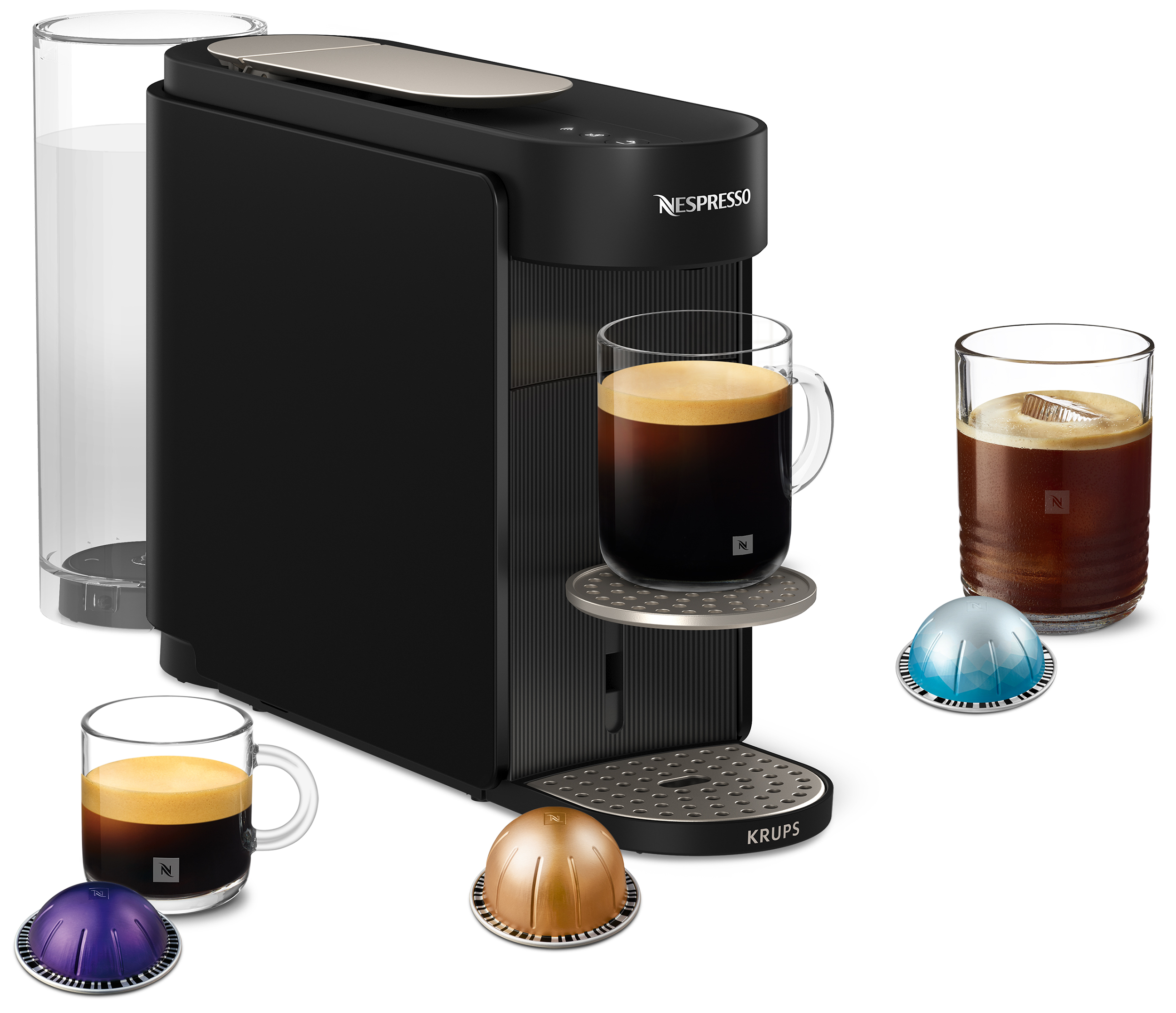 KRUPS XN9408F0 Vertuo Up Kapszulás kávéfőző, Ink Black