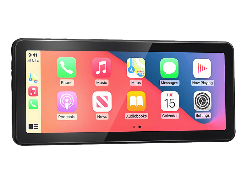 TNB slimdrive 8.1 Zoll Panorama (Apple CarPlay & Android Auto) Wireless Auto Display; Panorama-Autobildschirm für Smartphone-Integration