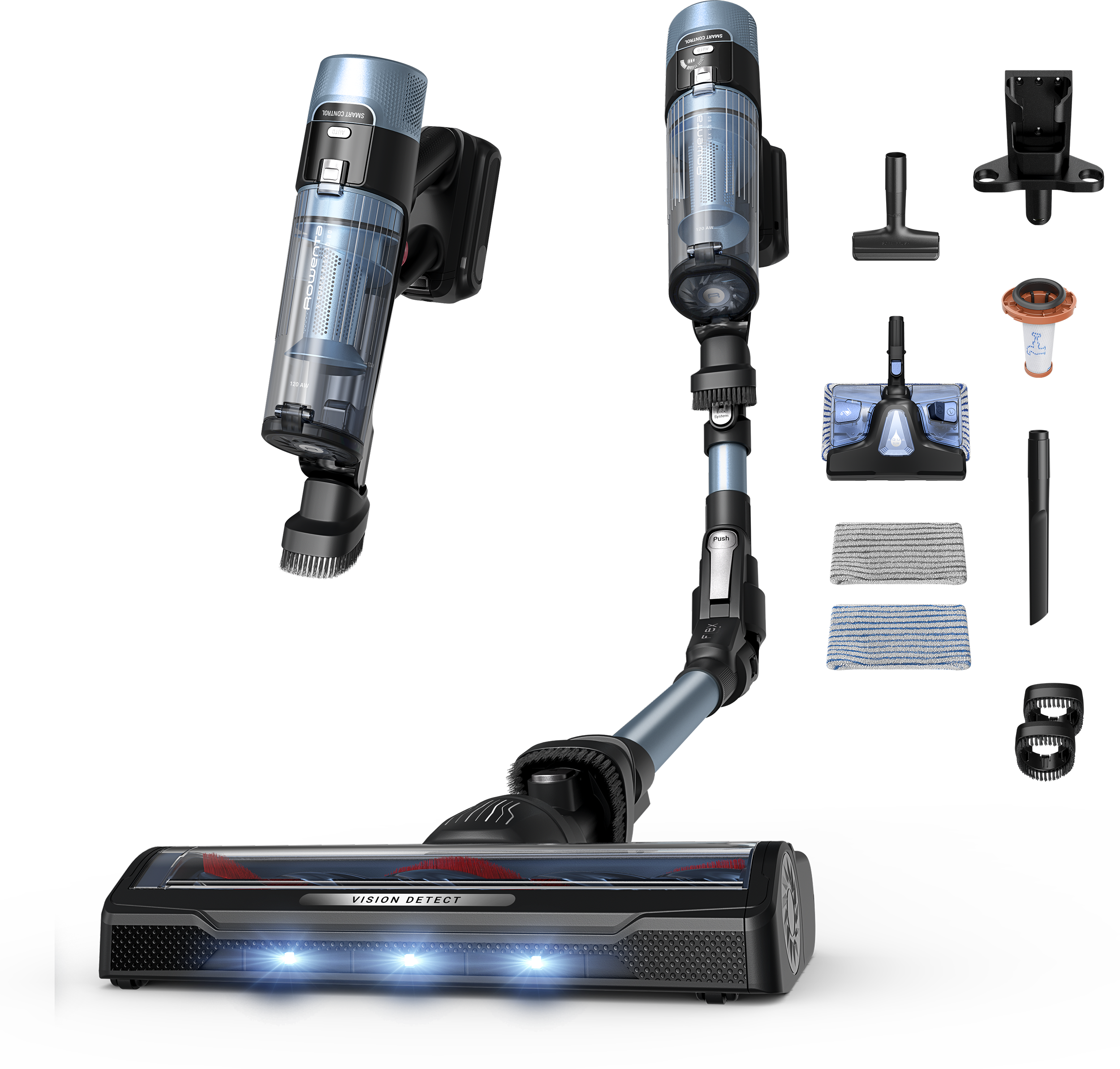 ROWENTA RH7AC1E0 X-FORCE FLEX 10.80 Vezeték nélküli álló porszívó