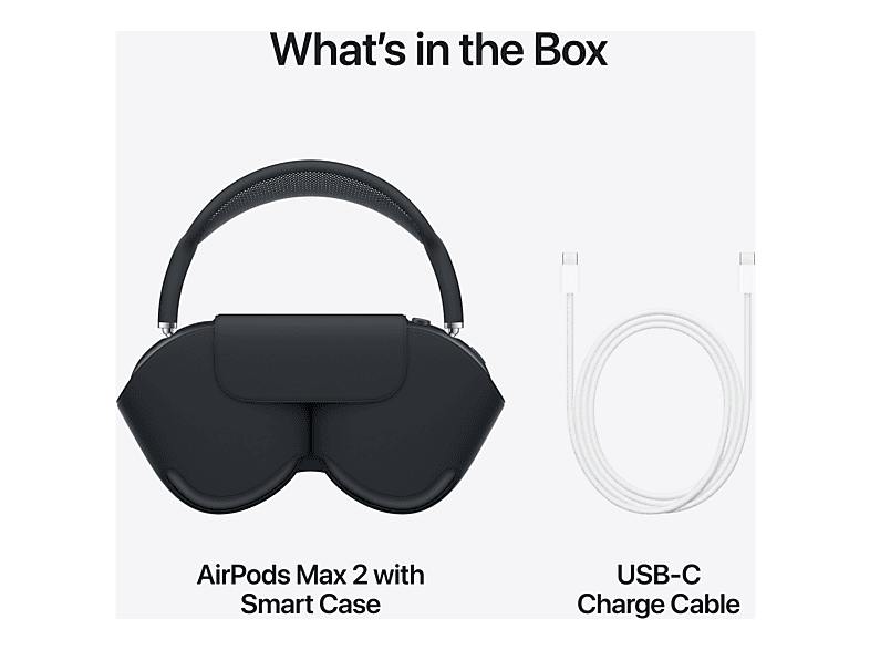 Apple AirPods Max 2 ミッドナイト APPLE AirPods Max 2 Draadloze hoofdtelefoon Midnight | MediaMarkt