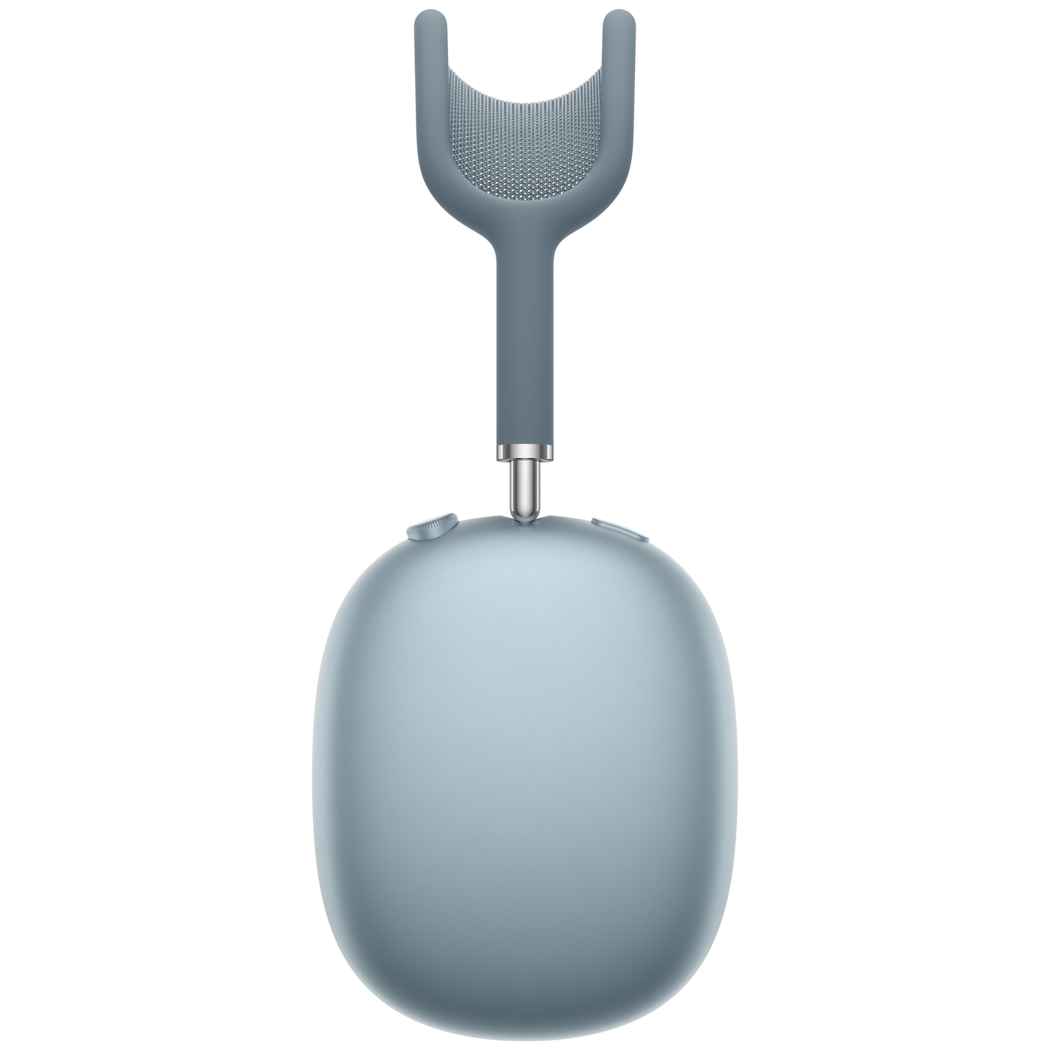 Gray headphones with a cushioned headband and oval earcups.