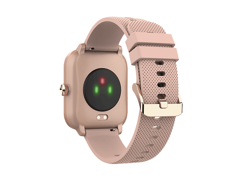 PEAQ PSW 300-PK Smartwatch Fluorelastomer, 20 mm, Pink