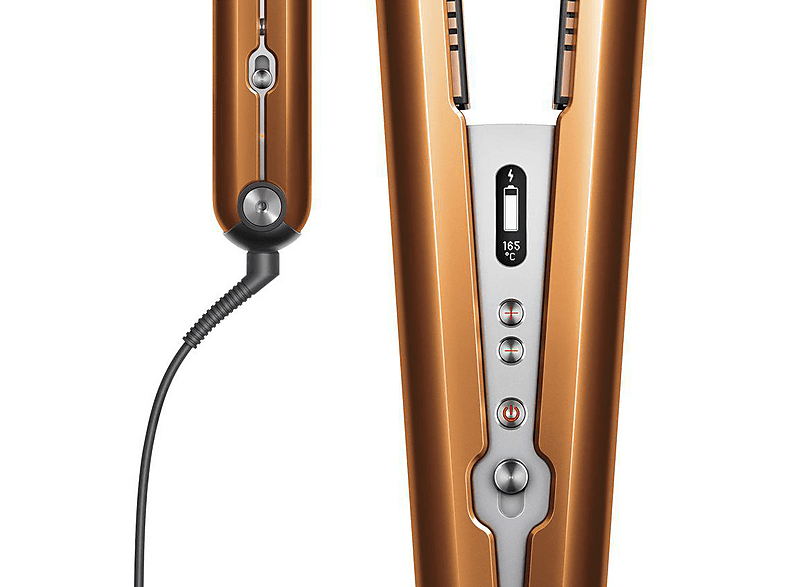 Dyson 413111-01 HS07 Corrale™ Glätteisen inkl. Aufbewahrungstasche (Copper-Mangan, 3 Temperaturstufen, Kupfer/Nickel) — Foto 2 von 5