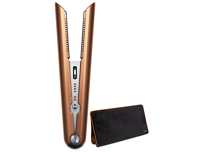 Dyson 413111-01 HS07 Corrale™ Glätteisen inkl. Aufbewahrungstasche (Copper-Mangan, 3 Temperaturstufen, Kupfer/Nickel)