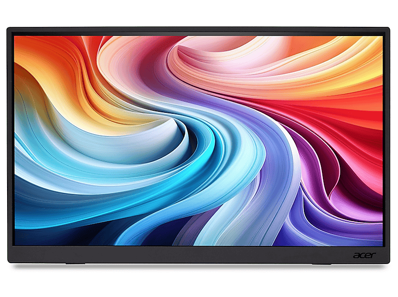 Monitor portátil - Acer PM191QEBMIUUX, 18.5" Full-HD, 120 Hz, 7 ms, IPS, USB-C, AdaptiveSync, Altavoces integrados