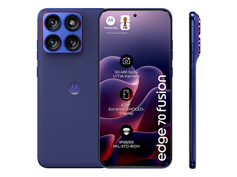MOTOROLA edge 70 fusion 256 GB PANTONE® Orient Blue Dual SIM