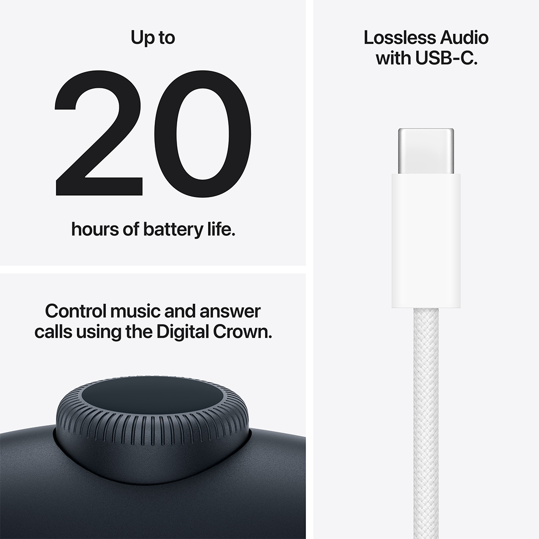 Akár 20 óra akkumulátor-üzemidő. Digitális korona. USB-C.