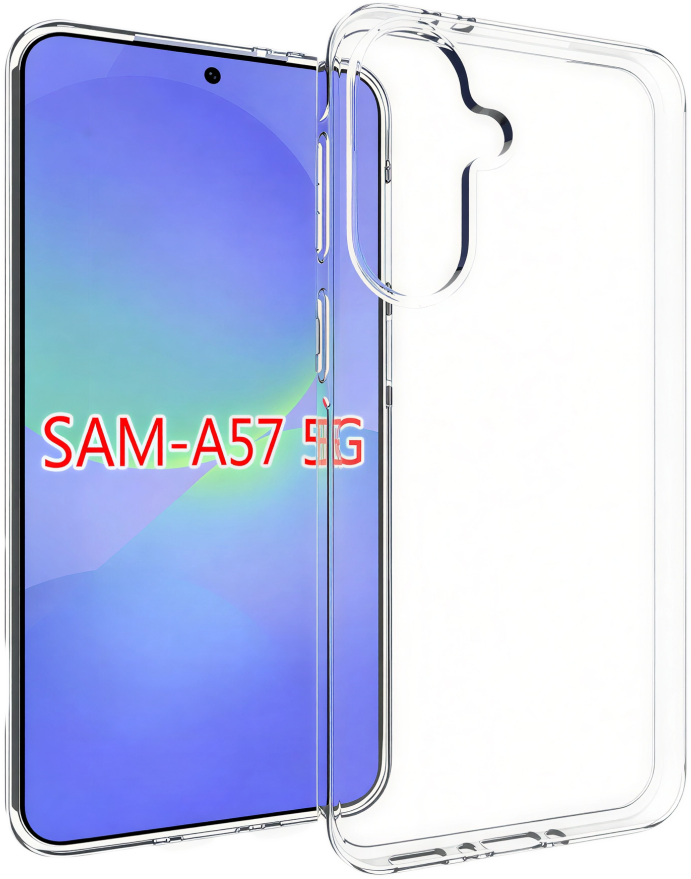 CASE AND PRO Samsung Galaxy A57 vékony szilikon hátlap, átlátszó (TPU-SAM-A57-TP)