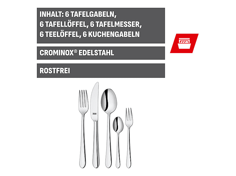 Silit Midi Besteck-Set 30-teilig; Besteckset — Foto 2 von 2