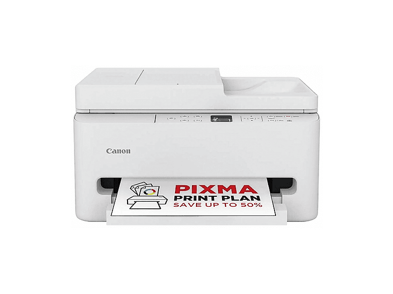 Stampante Inkjet Multifunzione 3 in 1 a colori CANON PIXMA TS7550i, A4, Fronte retro automatico, WiFi, Bianca