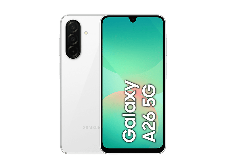 SAMSUNG Galaxy A26 5G 128GB, 128 GB, White