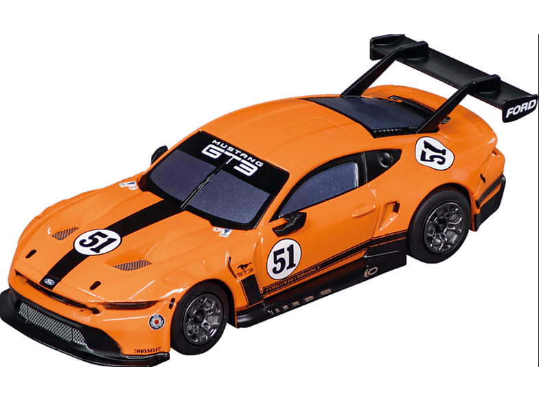 Carrera HYBRID: Ford Mustang GT3 "No.51", 1:50 (Ab 12 Jahren) RC Auto, Orange/Schwarz