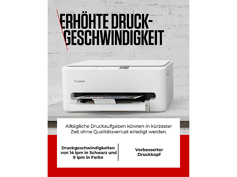 CANON Pixma TS6550i, WiFi, Grau, Multifunktionsdrucker, WLAN, Duplexeinheit (für beidseitigen Druck), A4, A5, Grau — Foto 3 von 5