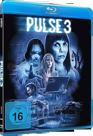 Blu-ray Cover: Drei Gesichter, ein Hund, Auto, Haus, Laptop, FSK 16 Siegel.