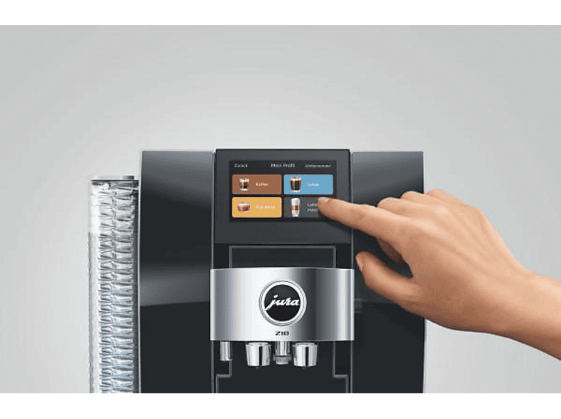 Jura Z10 Kaffeevollautomat (Diamond Black, Recognising Grinder (P.R.G.2+), 15 bar, Milchschlauch) — Foto 3 von 5