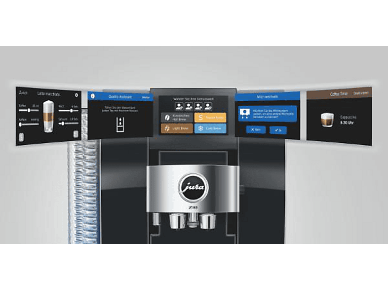 Jura Z10 Kaffeevollautomat (Diamond Black, Recognising Grinder (P.R.G.2+), 15 bar, Milchschlauch) — Foto 2 von 5