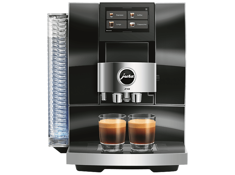 Jura Z10 Kaffeevollautomat (Diamond Black, Recognising Grinder (P.R.G.2+), 15 bar, Milchschlauch)