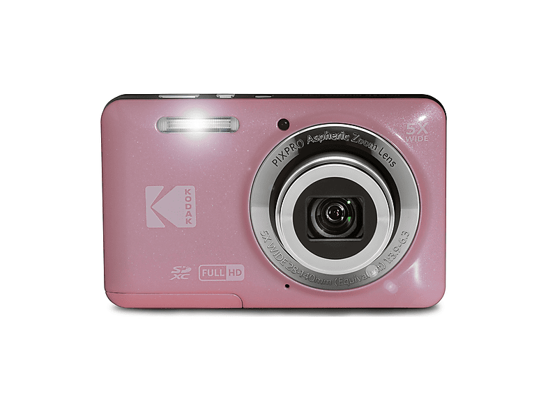 FOTOCAMERA DIGITALE KODAK PixPro FZ55 Zoom ottico 5x, 16,76 megapixel, Rosa