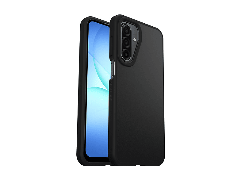 OTTERBOX React Series Cover per Samsung Galaxy A17 5G/A16/A16 5G,super resistente a shock e cadute,ultrasottile, testata norme MIL-STD 810G, Nero